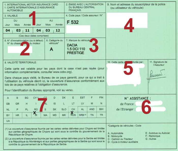 La carte verte d'assurance va disparaitre de nos véhicules - NeozOne